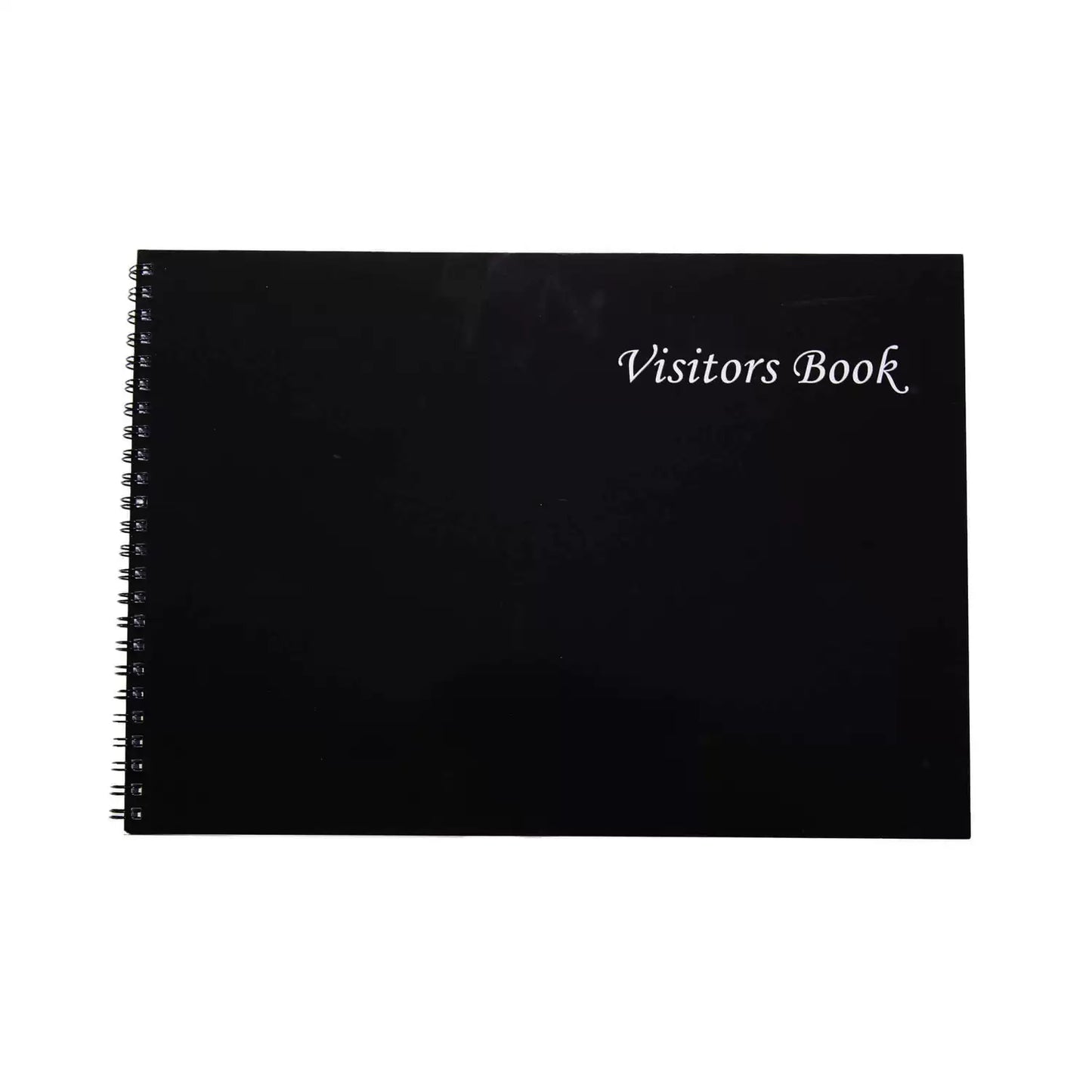 Visitor Record Book Black