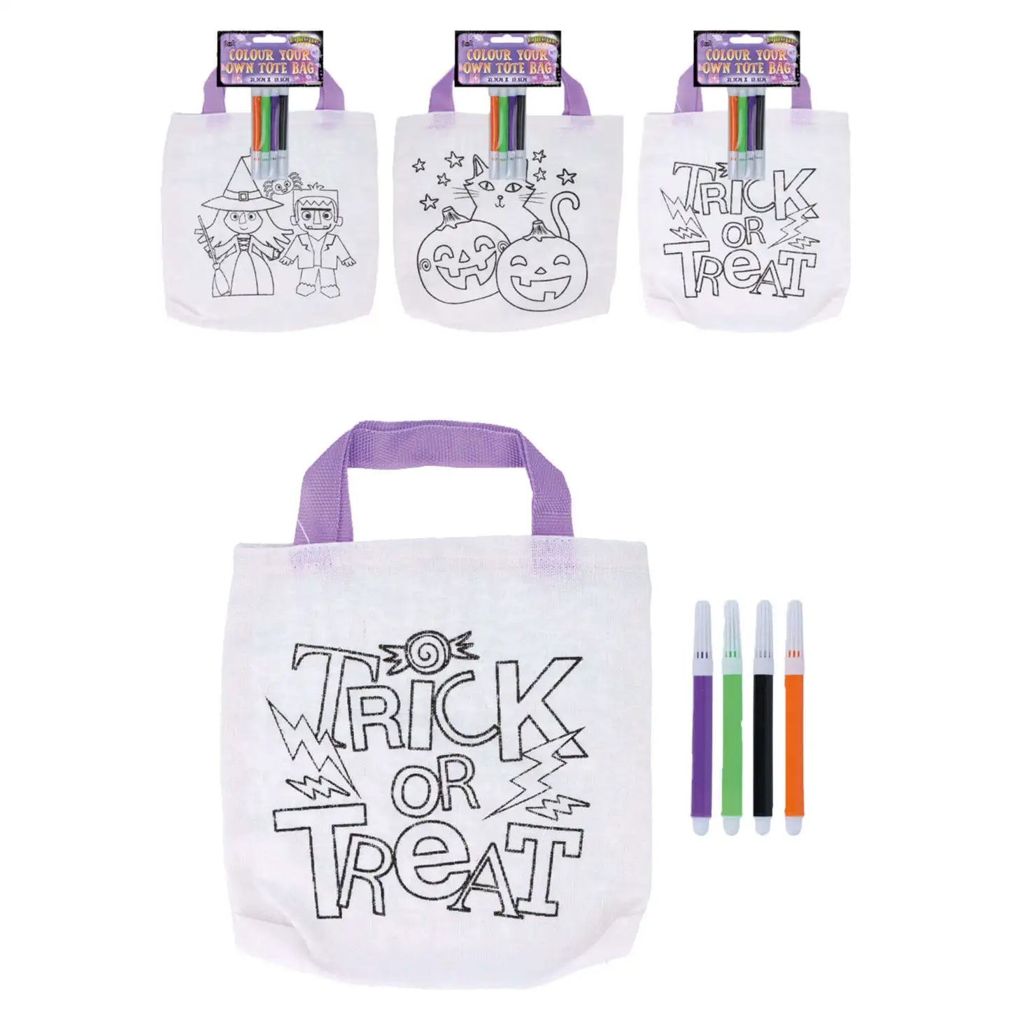 Halloween Colour in Tote Bag