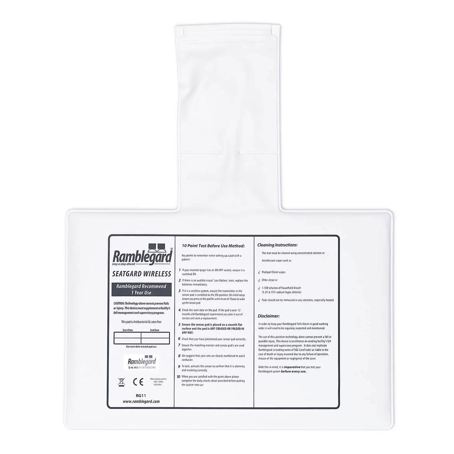 Ramblegard Seat Pad Wireless Standalone