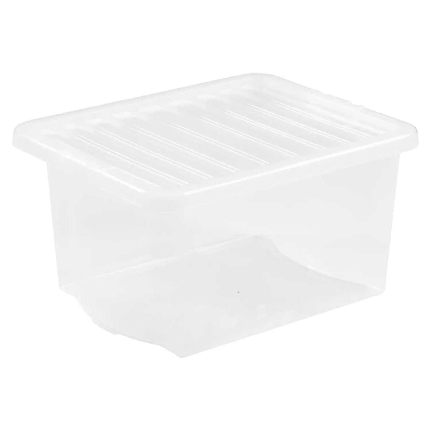 Wham Storage Box and Lid Clear 37l