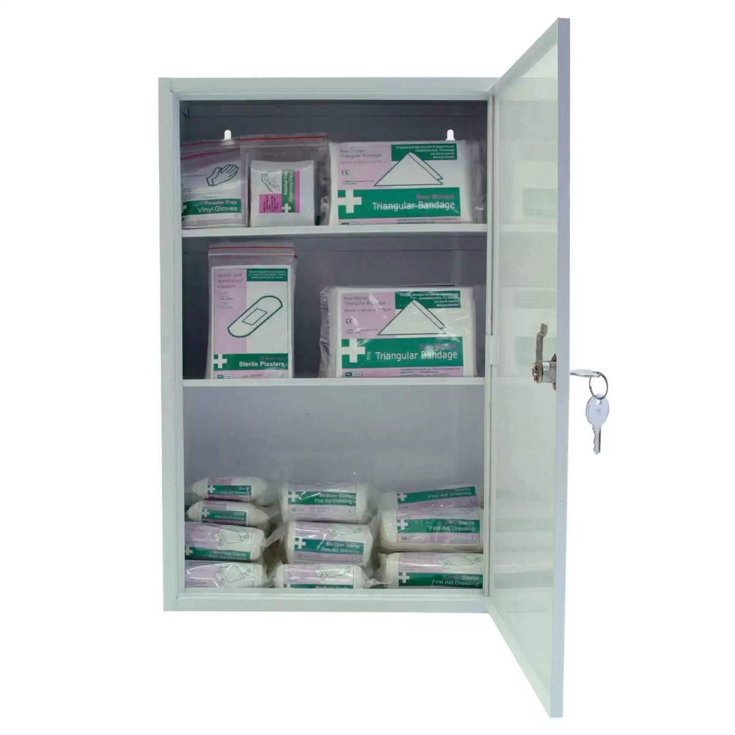 First Aid Medicine Lockable Metal Cabinet eco