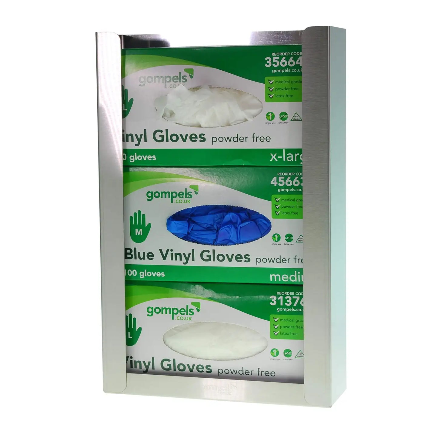 Glove Dispenser 3 Box Stainless Steel