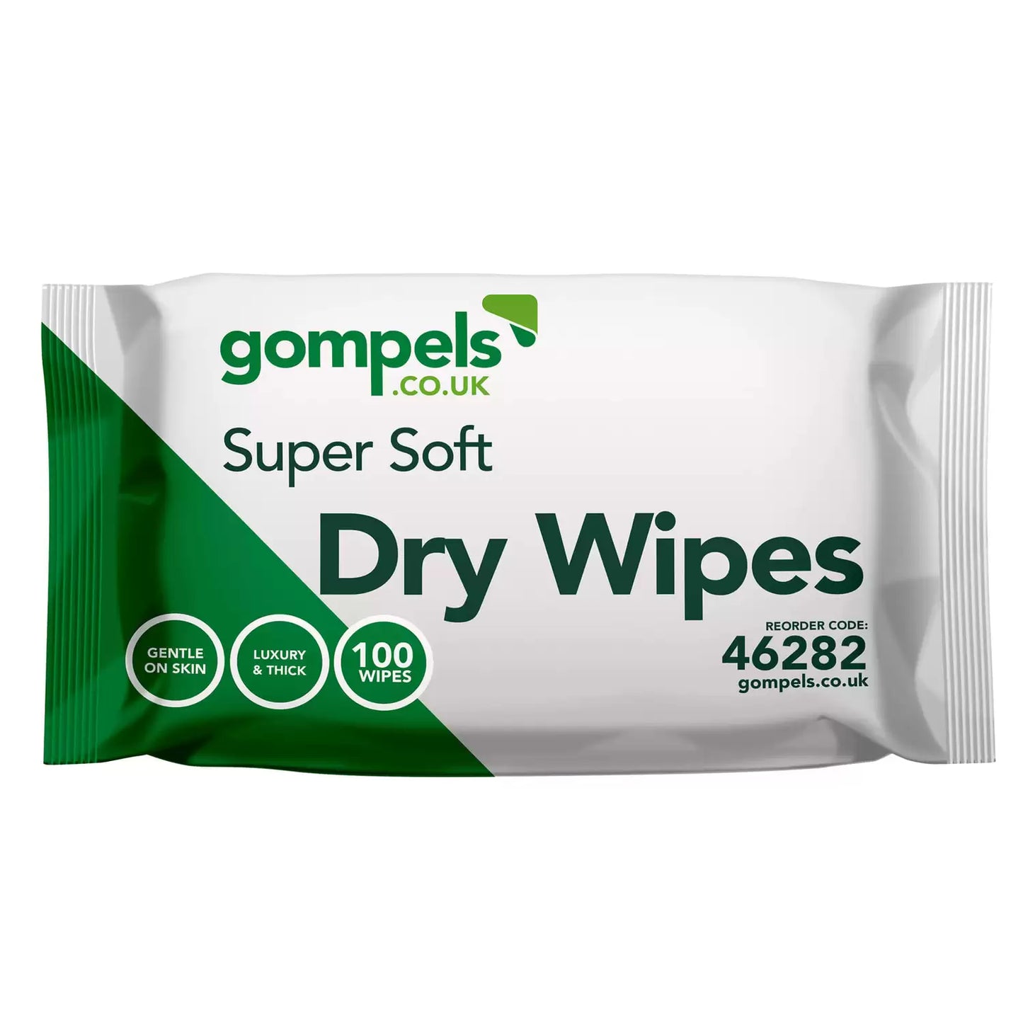 Super Soft Dry Wipes 100 Pack
