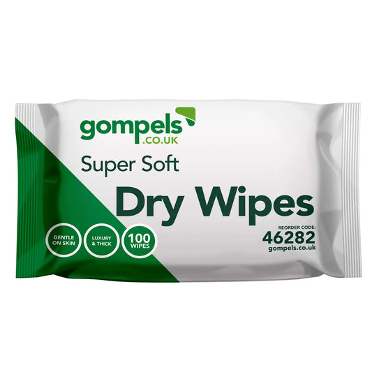 Super Soft Dry Wipes 100 Pack