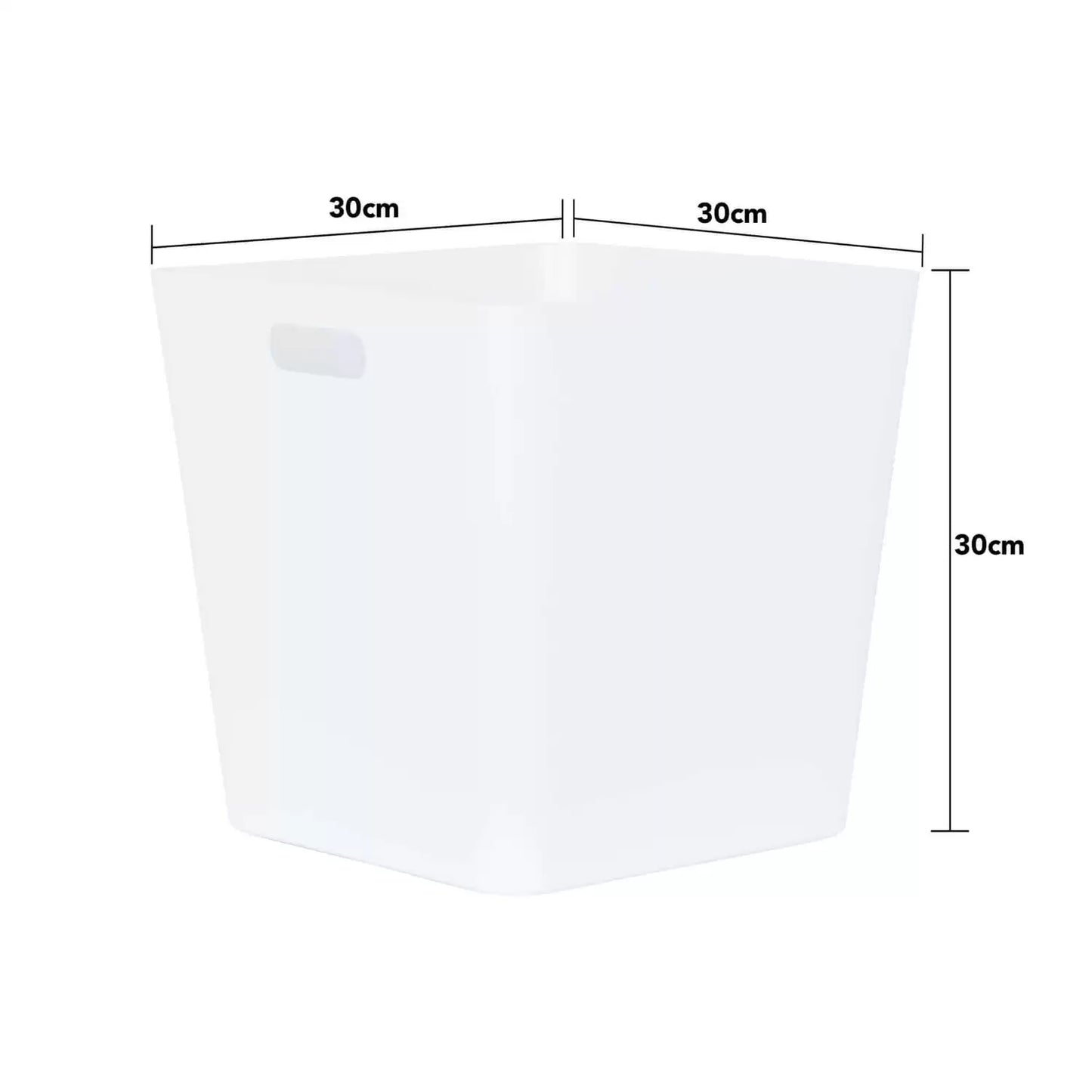 Wham Cube Storage Basket White 3 Pack
