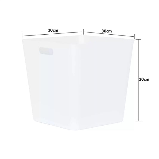 Wham Cube Storage Basket White 3 Pack