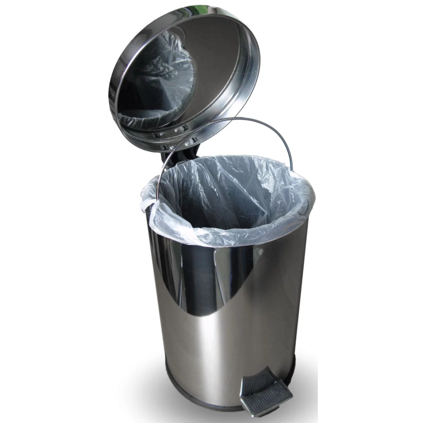 Soclean Pedal Bin Mirrored Stainless Steel 12l