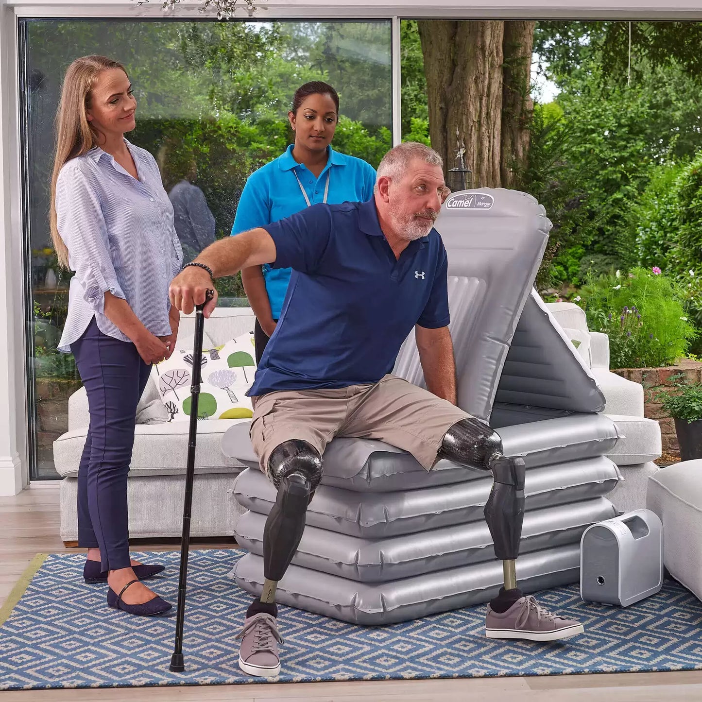 Mangar Camel Lifting Cushion Seat With Compressor
