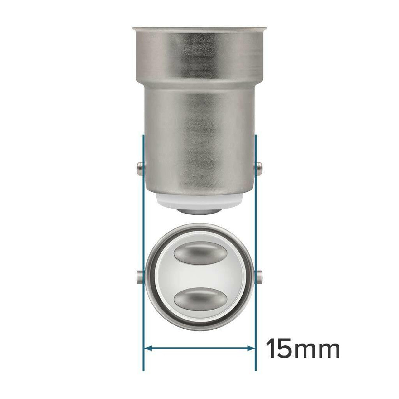 Crompton Lamps LED Candle 5.5W B15 Warm White Opal (40W Eqv)