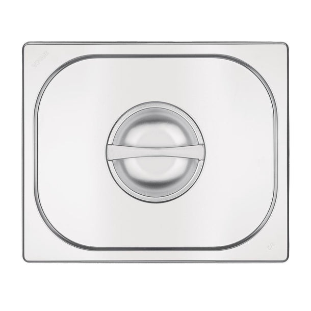 Vogue Stainless Steel 1/2 Gastronorm Lid